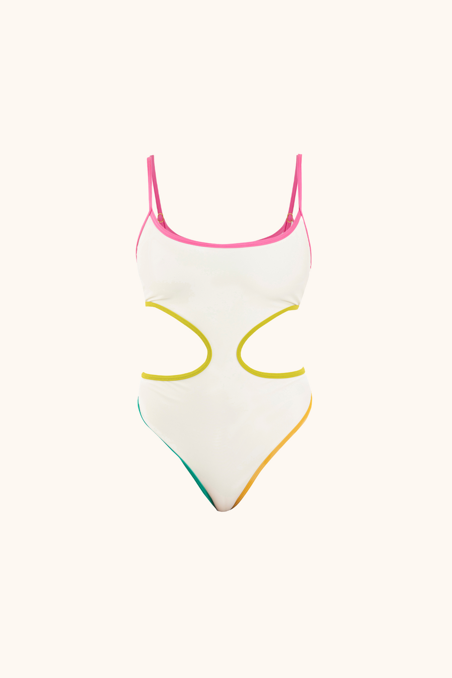 'The White Cutout' One Piece