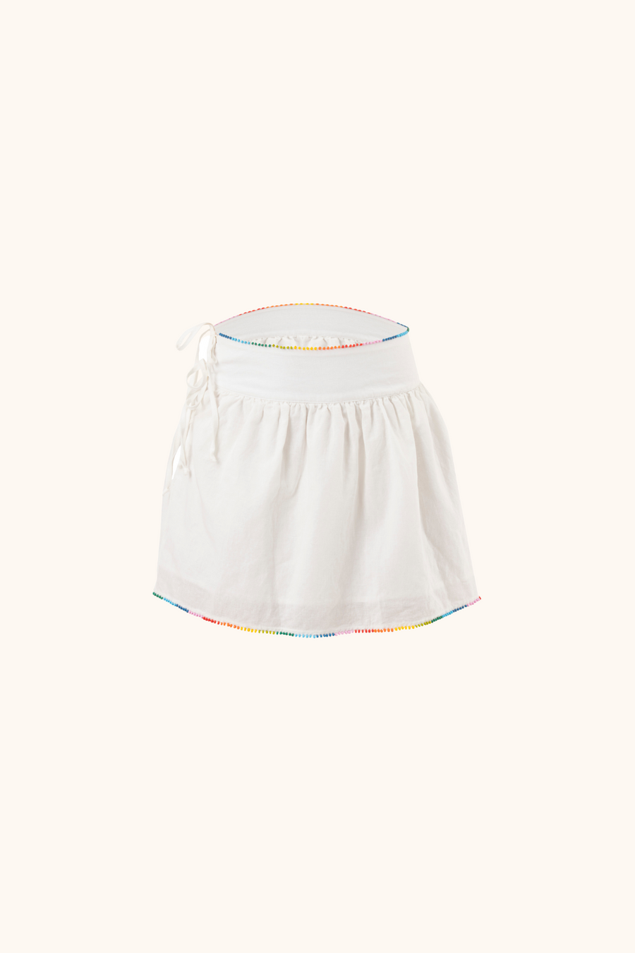 'Rainbow' Linen Skirt