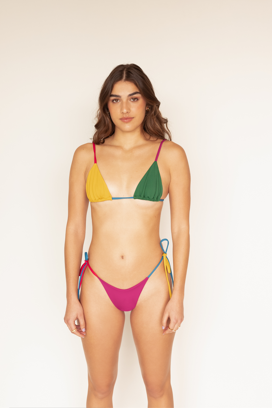 'Beach Iris' Bikini Top