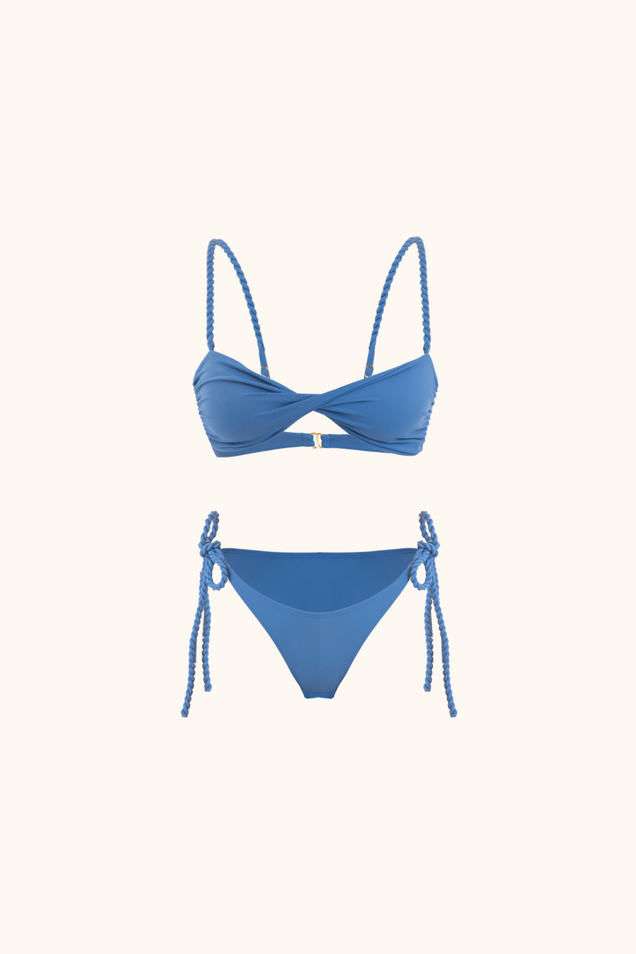 'Steel Blue' Bikini Top